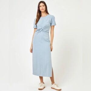 ANTHROPOLOGIE L’ SPACE Elegant Blue Midi Dress